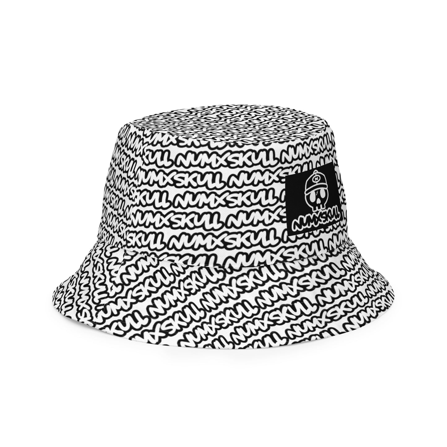 REVERSIBLE BUCKET HAT X BLACK/WHITE