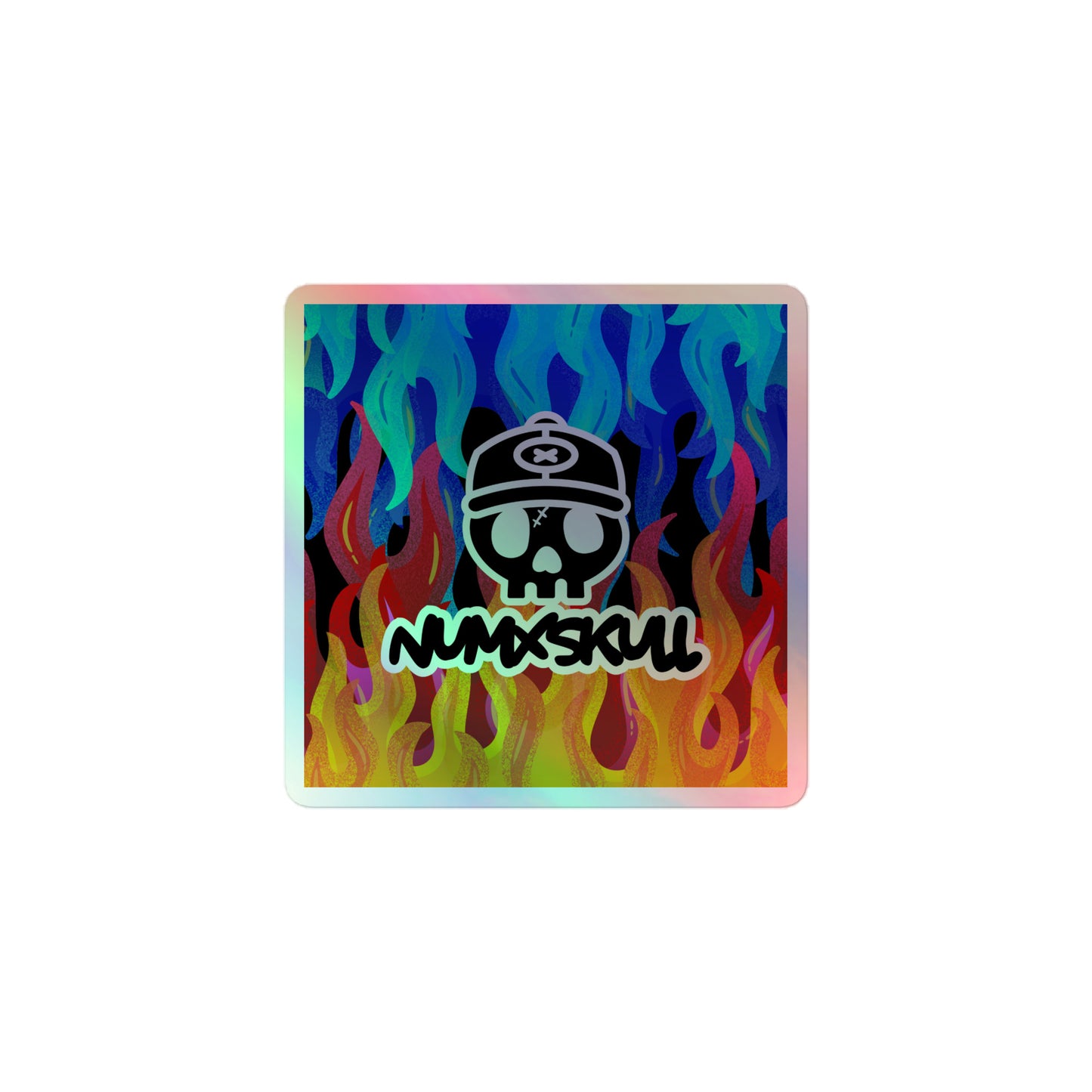 Holographic Sticker X Fire and Ice Sticker