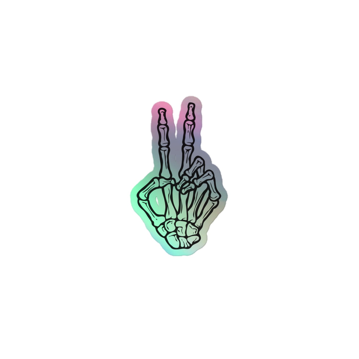 Holographic Sticker X Peace Sticker