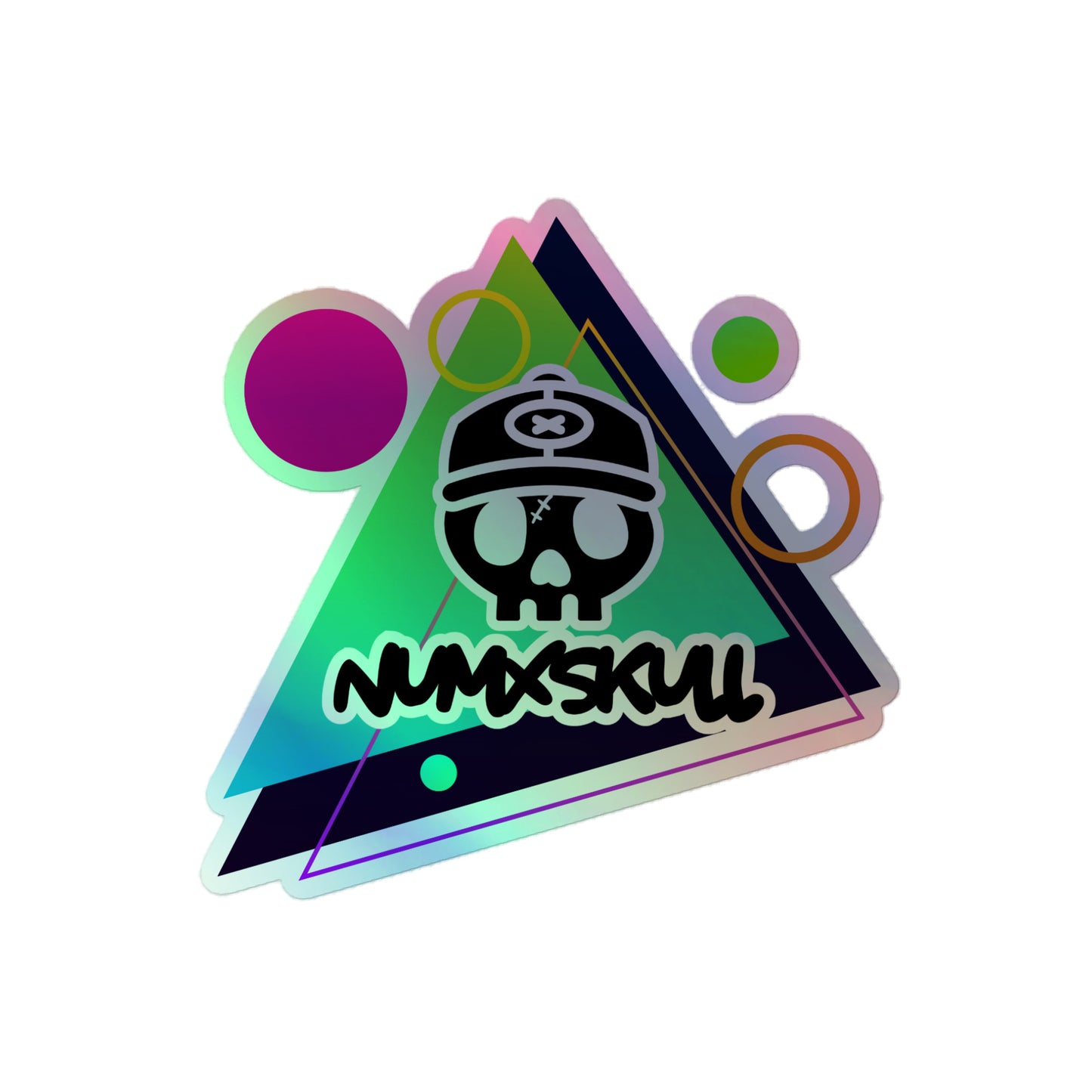 Holographic Sticker X 90's Nostalgia Triangle