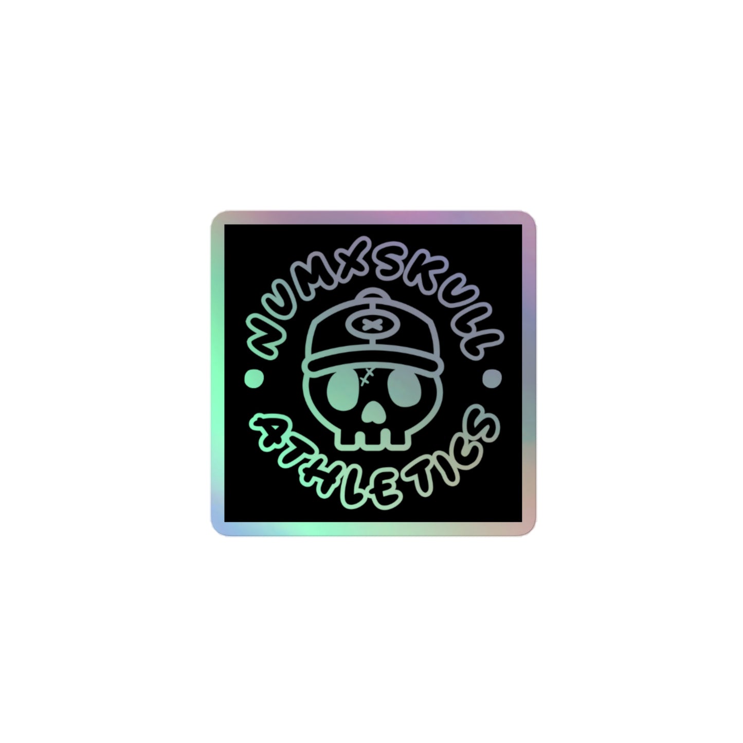 Holographic Sticker X Square LOGO