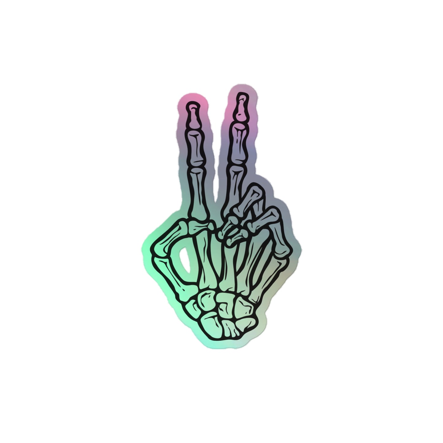 Holographic Sticker X Peace Sticker