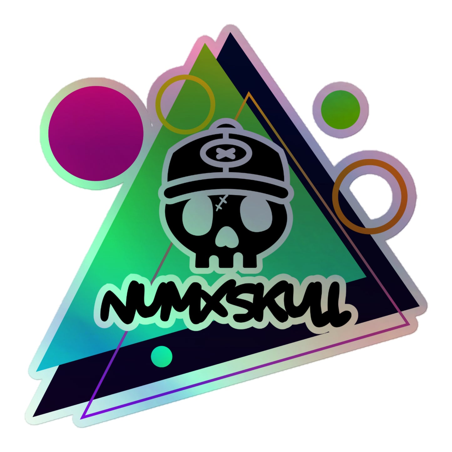 Holographic Sticker X 90's Nostalgia Triangle