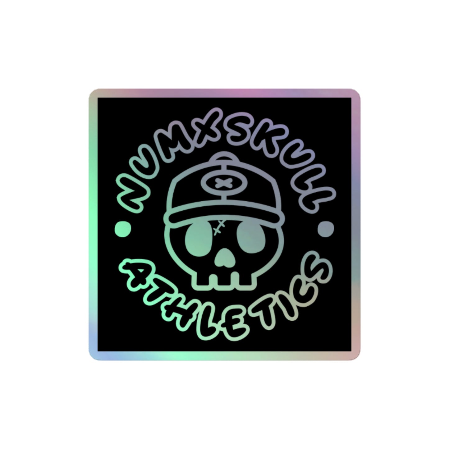 Holographic Sticker X Square LOGO