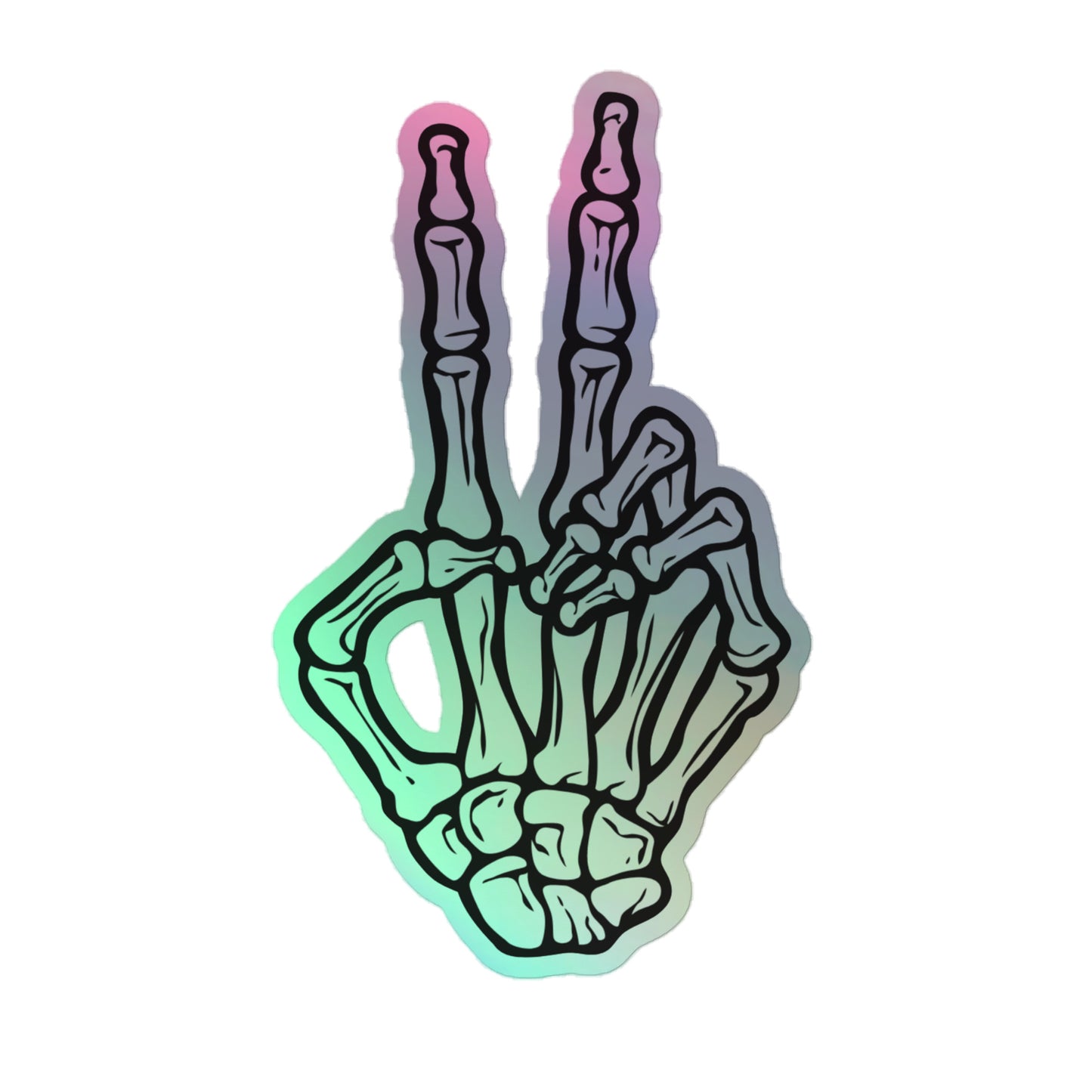 Holographic Sticker X Peace Sticker