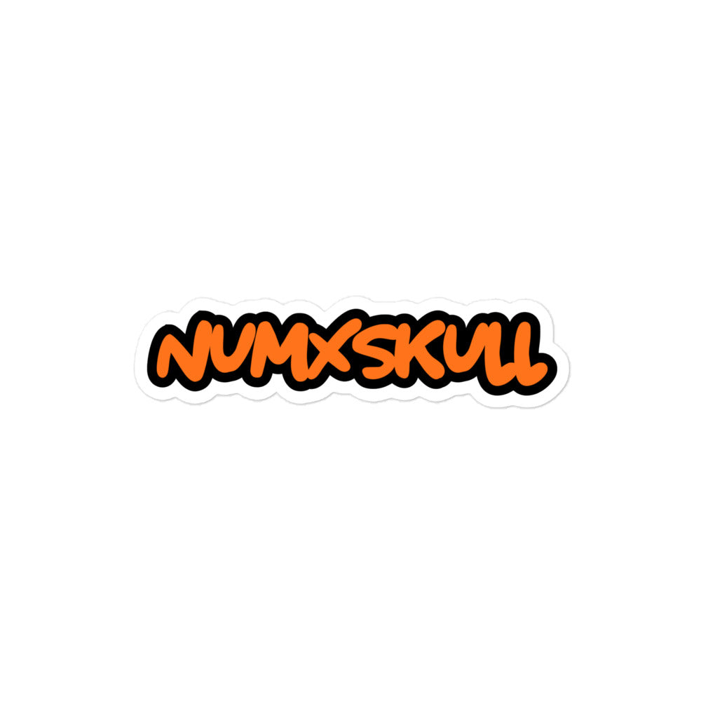 LOGO STICKER X ORANGE and BLACK