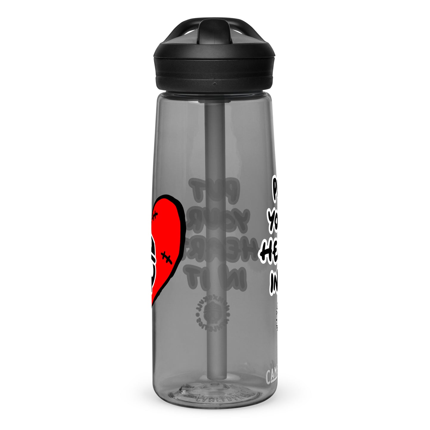 SPORTS WATER BOTTLE X PUT YOUR HEART IN IT