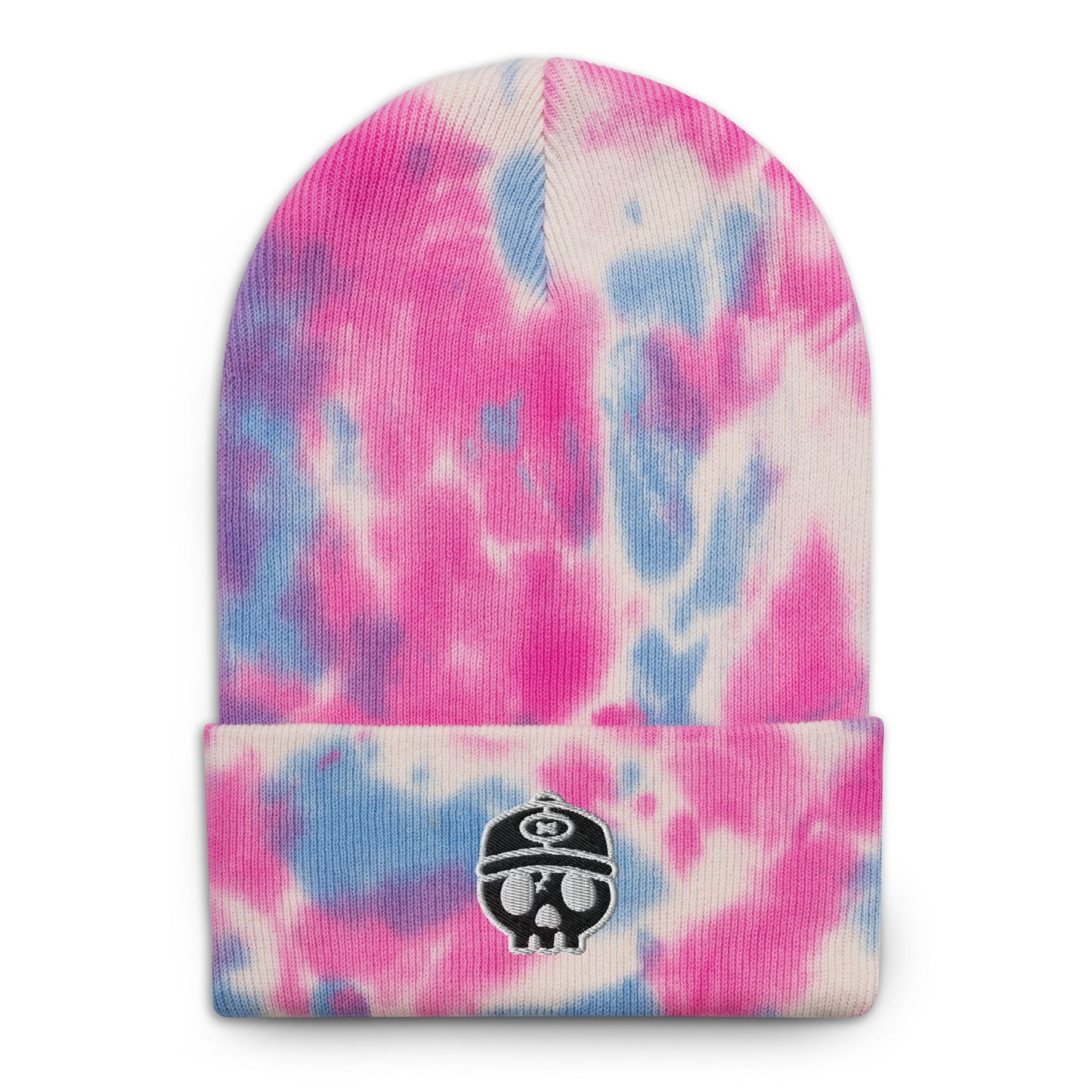 ORIGINAL SKULL X PINK SKY TIE-DYE BEANIE