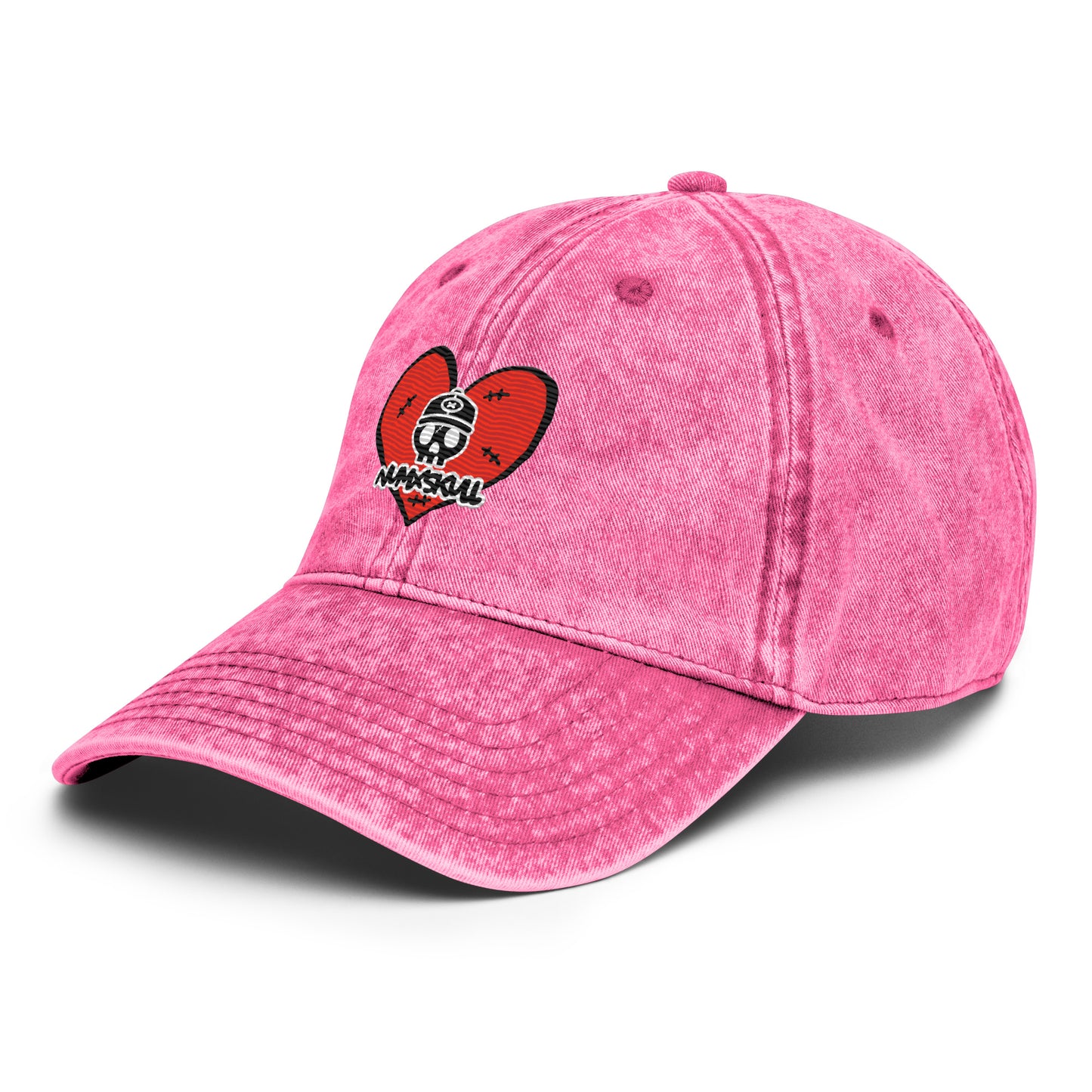 HEART LOGO X PINK VINTAGE X COTTON TWILL HAT