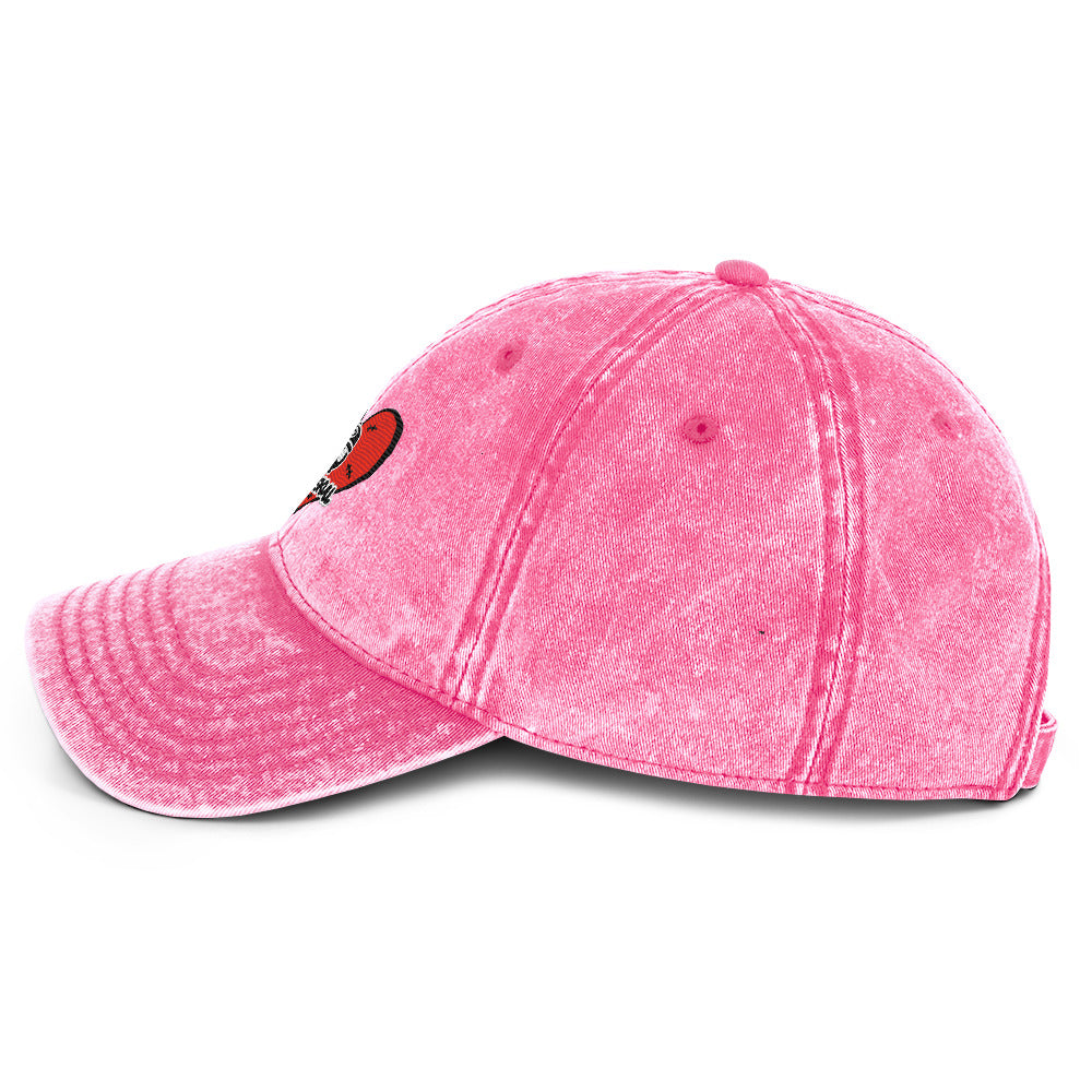 HEART LOGO X PINK VINTAGE X COTTON TWILL HAT