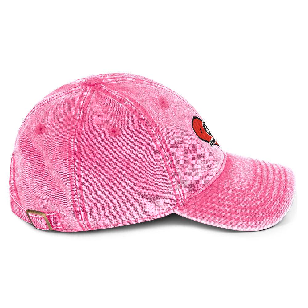 HEART LOGO X PINK VINTAGE X COTTON TWILL HAT